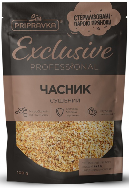 Чеснок Exclusive Professional сушеный 100 г Приправка 