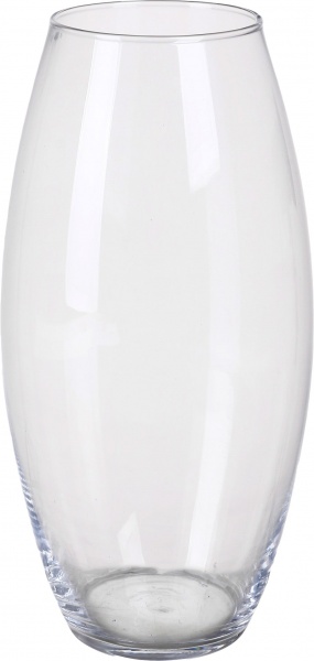 Ваза скляна Wrzesniak Glassworks Крапля конусна 30 см 