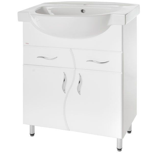 Тумба с умывальником Хаст Волна Акцент 65