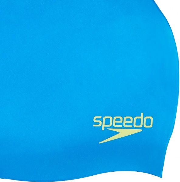 Шапочка для плавания Speedo Plain Moulded Silicone Junior 8-70990C523 one size голубой