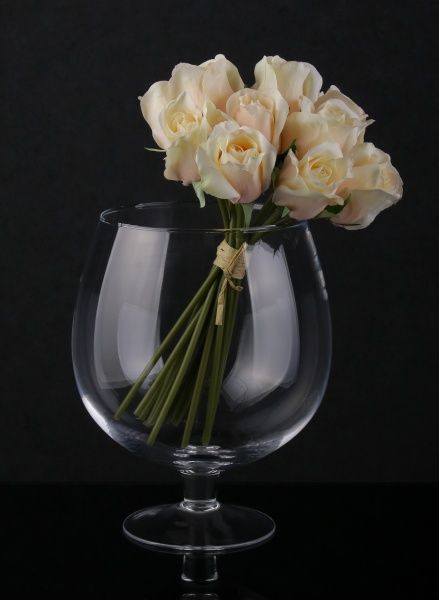 Ваза Коньячка 18х25 см Wrzesniak Glassworks