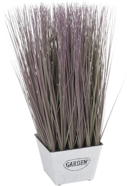 Растение искусственное в горшке Мискантус 56 см сиренево-зеленый