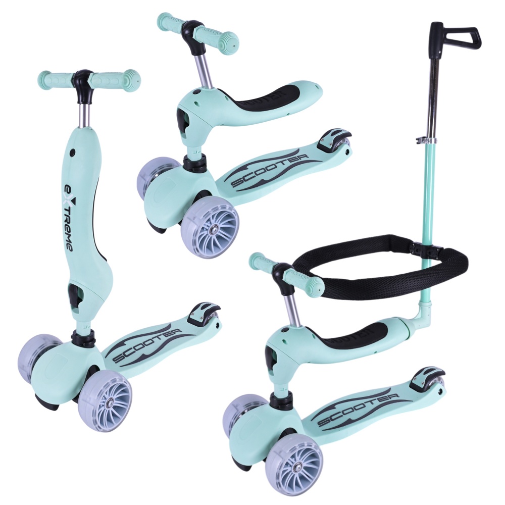 Самокат Shantou 3-колесный с ручкой в ассортименте CY20804