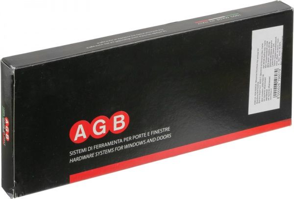 Дверний замок врізний AGB Sicurezza матовий хром