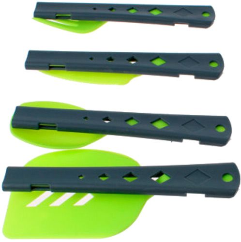 Набір столових приборів Summit 4PC Cutlery & Spatula Set Lime