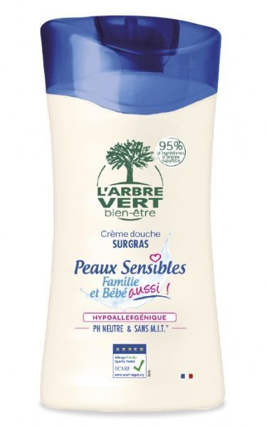 Гель для душа L'Arbre Vert Sensitive для чувствительной кожи с экстрактом сладкого миндаля 250 мл