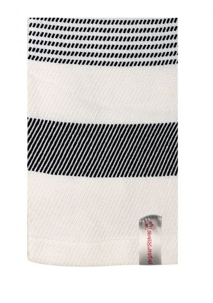 Халат мужской пештемаль р. XL черно-белый 