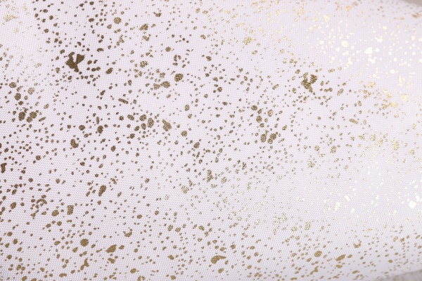 Скатерть Puntos 140x180 см кремовый с золотым Luna 