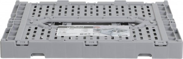 Ящик для зберігання перфорований Gondol Plastic G-634 105x170x270 мм