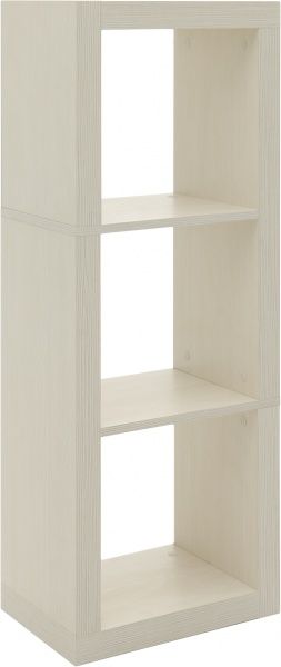 Полиця книжкова Inteo Кубус МІКС 1х3 (3D HDF) 438x1146x290 мм вудлайн кремовий 
