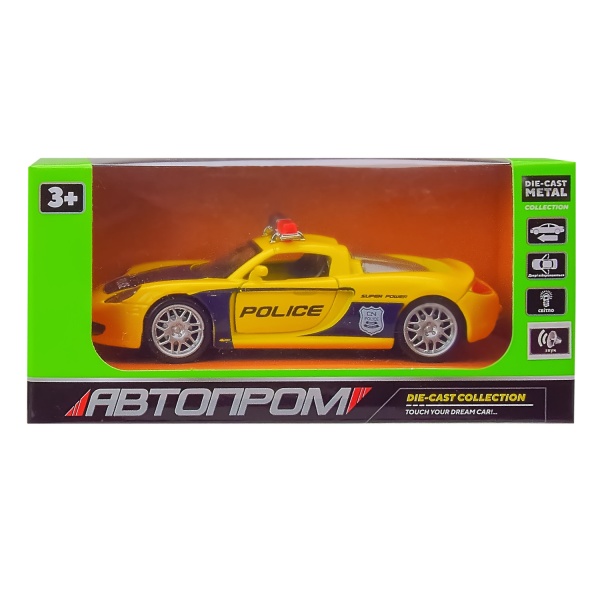 Поліцейська машина Автопром в асортименті 1:32 A3247