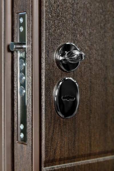 Дверь входная Булат Термо House-703 венге темный 2050x850 мм левая