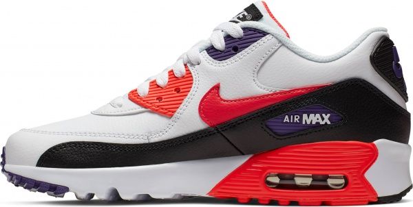Кроссовки Nike AIR MAX 90 LTR (GS) 833412-117 р.7Y бело-красный