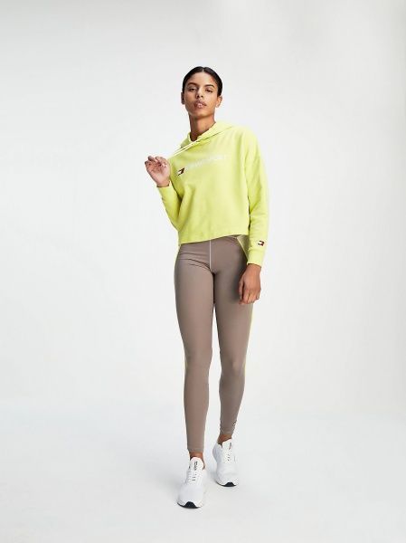 Джемпер Tommy Hilfiger CROPPED HOODY LOGO S10S100455-LRE р. S лайм