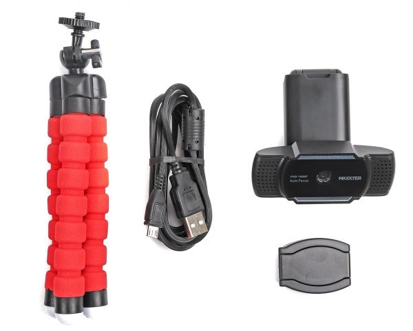 Веб-камера Maxxter WC-FHD-AF-01 USB 2.0, FullHD 1920x1080, Auto-Focus