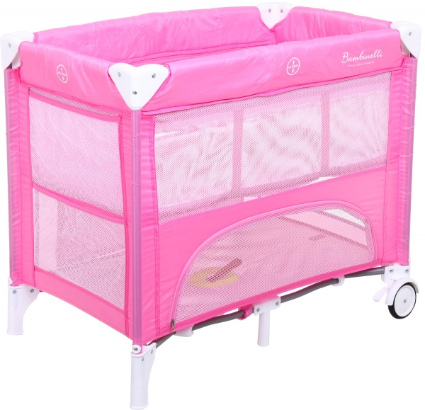 Манеж-ліжко Bambinelli 86x51x73 см T-708A pink №9