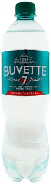 Вода мінеральна Buvette №7 сильногазована 0,75 л 