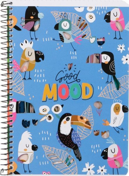 Тетрадь школьная А5 80 листов в клеточку A5-SC-080-6081K Student Школярик