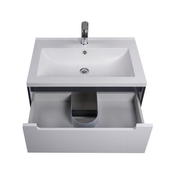 Тумба підвісна Мойдодир Paula 70 з умивальником Cosmopolitan 70