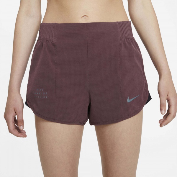 Шорти Nike W NK RUN DVN TEMPO LX SHORT DD5328-646 р. XS бордовий