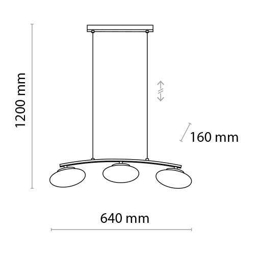 Подвес TK Lighting Marika 3x35 Вт G9 белый 3178 