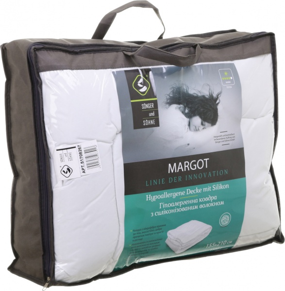 Ковдра Margot 155х210 см Songer und Sohne білий
