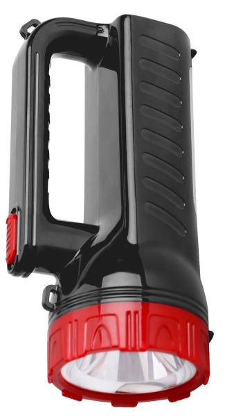 Фонарь поисковый Quantum QM-FL1070 Technik 2W LED с зарядкой AC 220V черный