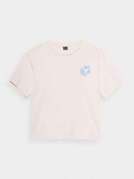 Футболка 4F TSHIRT F1033 4FSS23TTSHF1033-83S р.XL бежевый