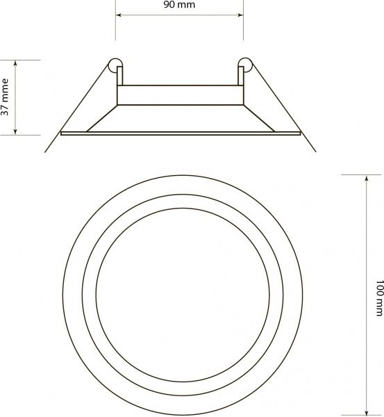 Светильник точечный Светкомплект HDL 15 Вт GX53 сатиновый никель 