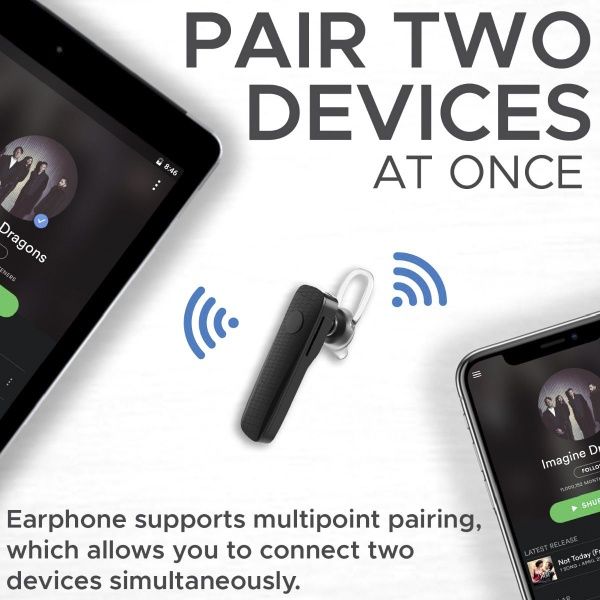 Bluetooth-гарнітура Promate Bluetooth 5 black (shift.black) 