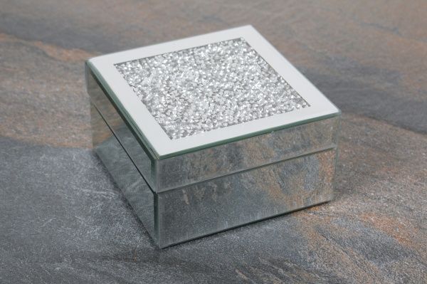 Скринька Сяйво 13х6х13 см сріблястий