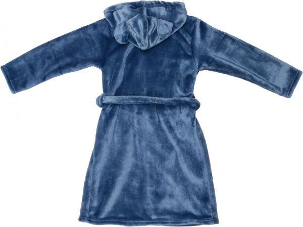 Халат дитячий унісекс Білтекс з вушками р.146 синій 