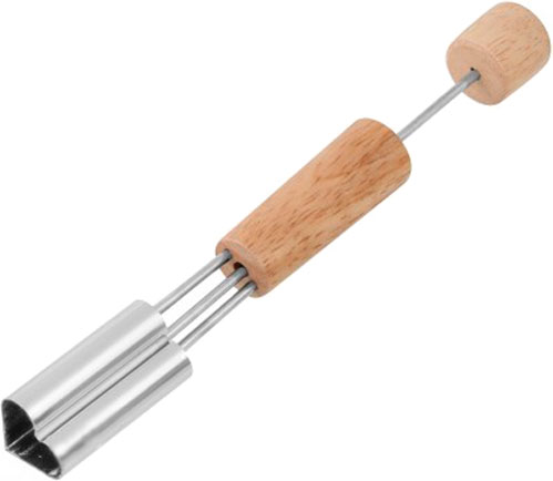 Ніж для декоративної нарізки овочів, 16см, сталь/деревина, Fackelmann