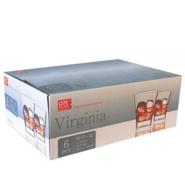 Набір склянок Virginia 340 мл 6 шт. Super Value 