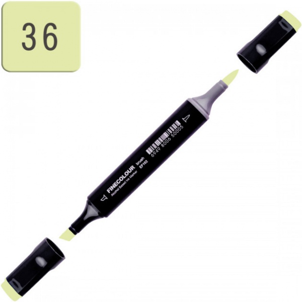 Маркер спиртовой FINECOLOUR EF102-36N желтовато-зеленый 