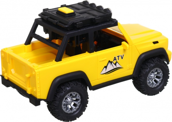 Позашляховик Shantou гірський зі звуковим і світловим ефектом 22х10х12 см жовтий 666-22P