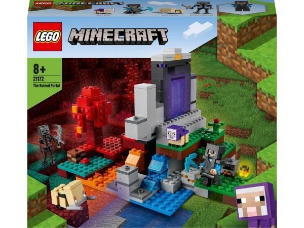 Конструктор LEGO Minecraft Разрушенный портал 21172
