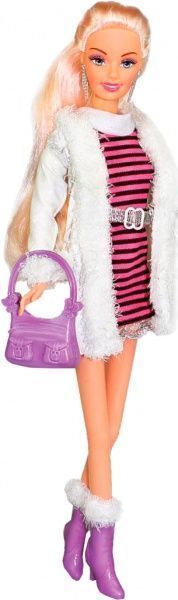 Кукла Ася Sity Style Блондинка в полосатом платье 35067
