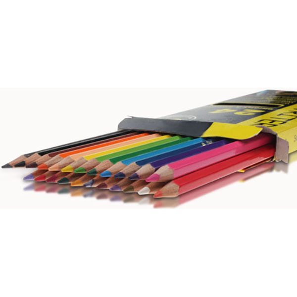 Карандаши акварельные с кисточкой Marco