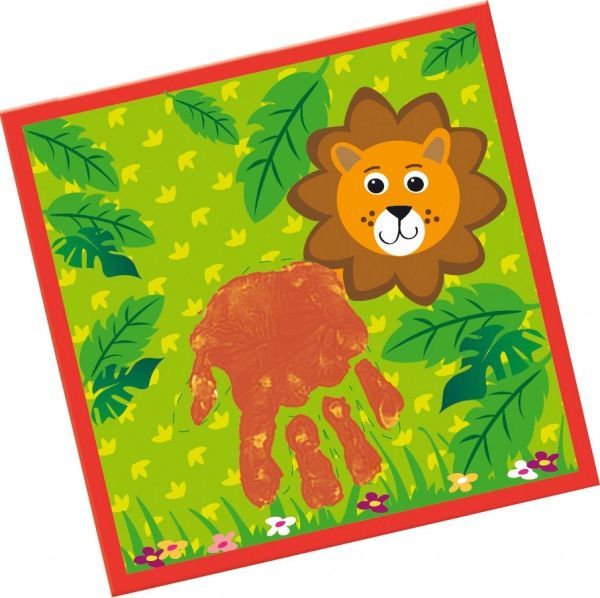 Набір для малювання SES Пальчикові фарби Відбиток 14419S