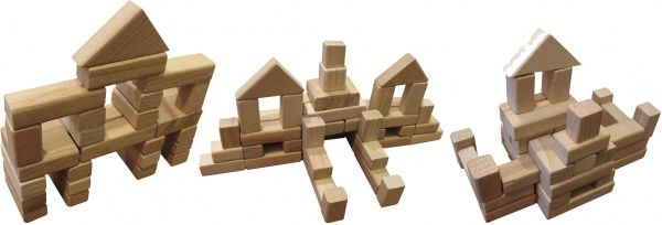 Кубики ArinWOOD Маленький будівельник 01-013