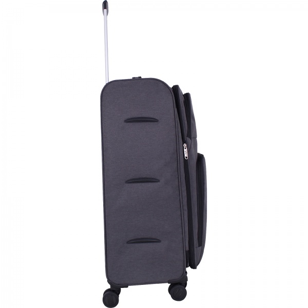Валіза Bagland L New 90 л сірий меланж 3796927 