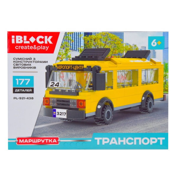 Конструктор Iblock 179 деталей в асортименті PL-921-438