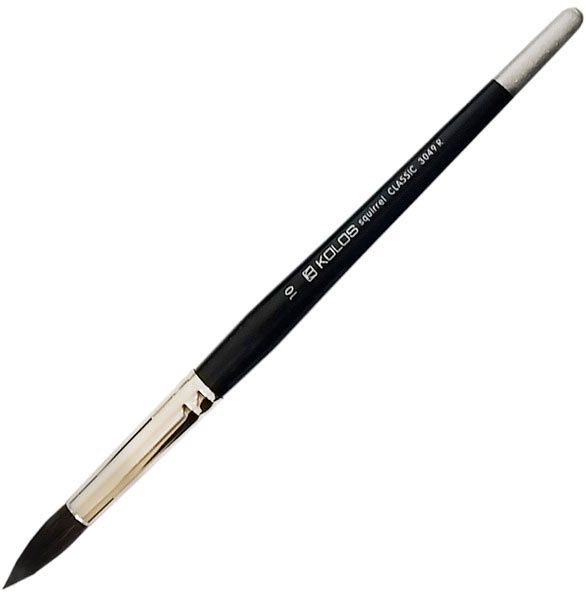 Кисточка Classic 3049R белка круглая №10 Kolos 