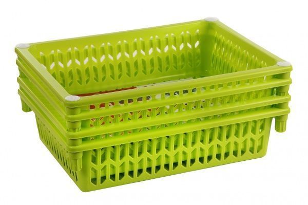 Этажерка пластиковая Heidrun 1564 Baskets 4 яруса 890x300x400 мм