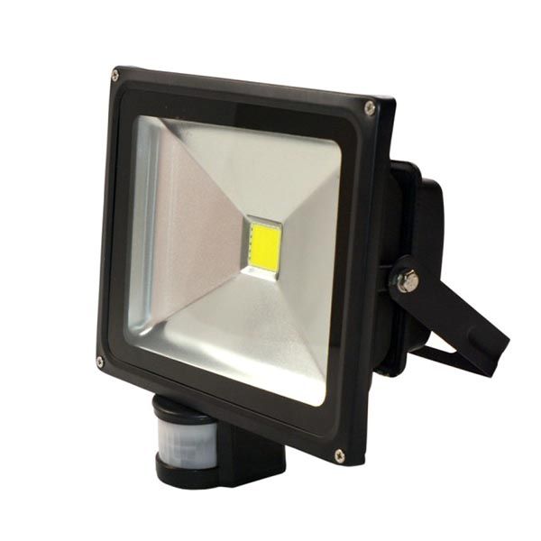 Прожектор LED Світлокомплект FLU-30 30 Вт  6500K з датчиком руху