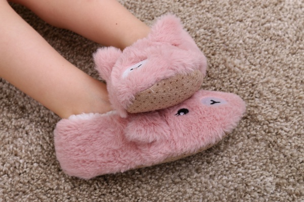 Тапочки детские для девочки Maxwin KIDS Зверюшки Мишка р.29-31 розовый 