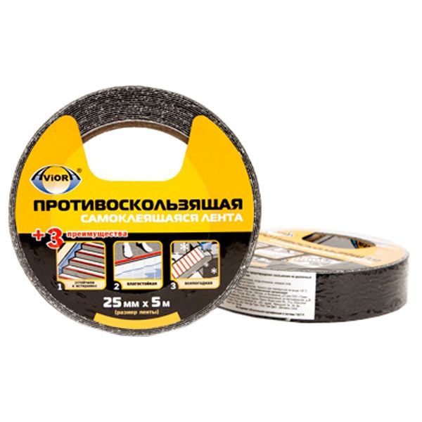 Лента против скольжения Aviora 25 мм 5 м