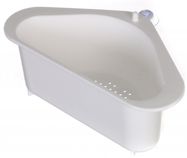 Органайзер в мойку белый пластик Алеана