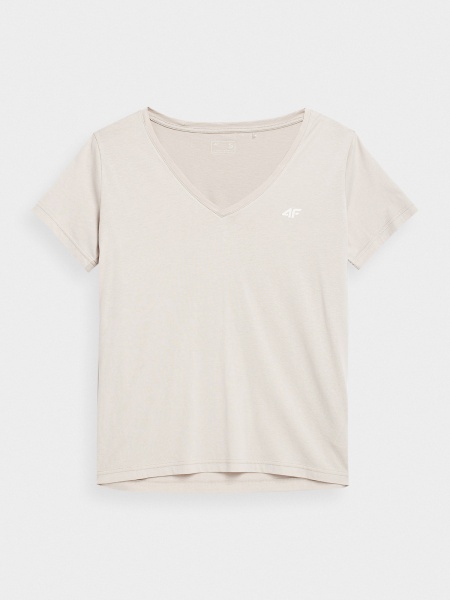 Футболка 4F 4FSS23TTSHF342-83S р.XS бежевый